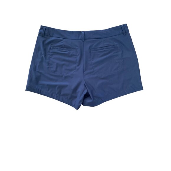 Spanx NWT 4" Midnight Navy Blue Sunshine Shorts, UPF 50+ Women's Size XL - Picture 4 of 6